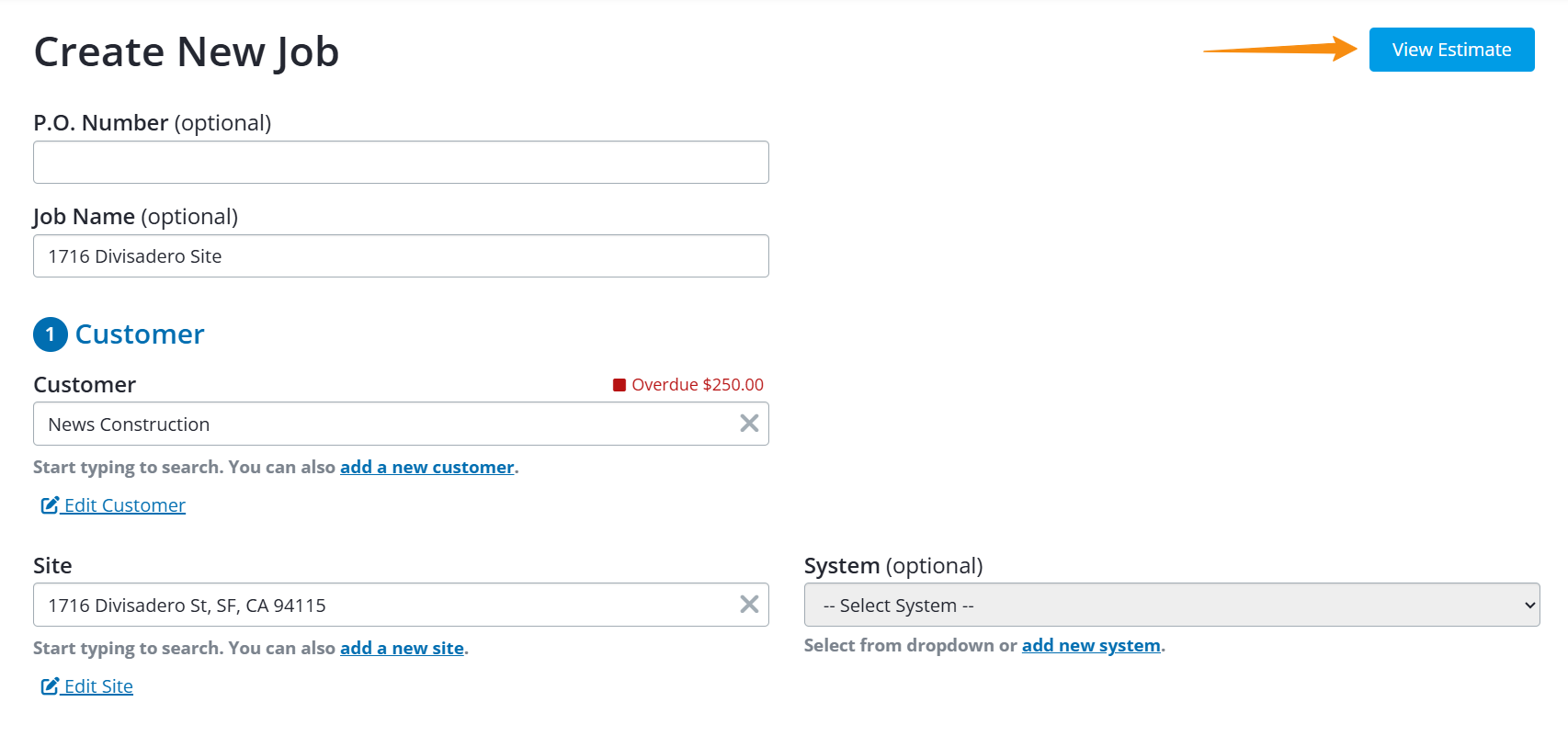 Create Job From Estimate _ ServiceCore.png